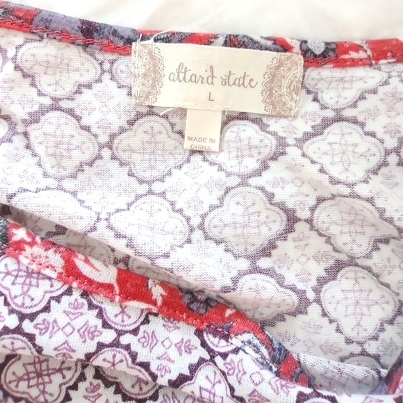 Altar'd State Floral Tank Top - Red, Pink and White NWT - Picture 7 of 11